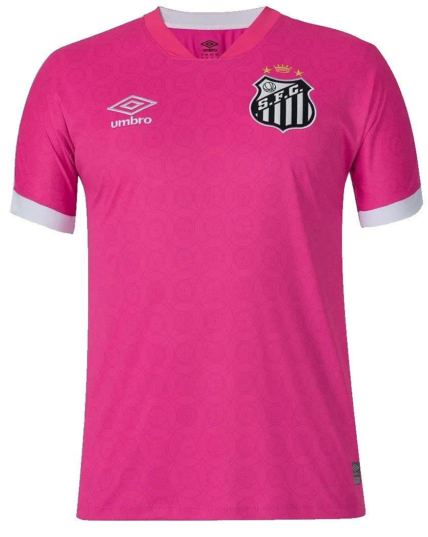 Camisa Santos 2023 Umbro oficial Outubro Rosa